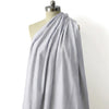 organic 'breton' stripe textured organic cotton woven - beachy blue