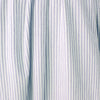 organic 'breton' stripe textured organic cotton woven - beachy blue