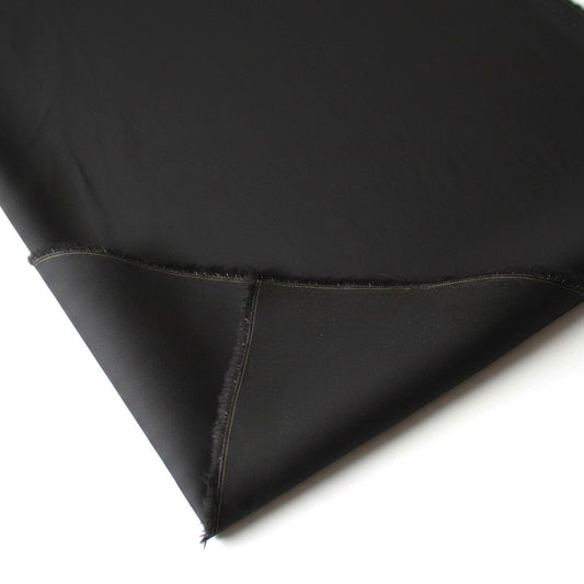 stretch poplin shirting - black Oeko-Tex cert.