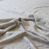 fine Italian mottled linen knit - white birch