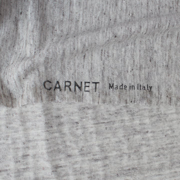 fine Italian mottled linen knit - white birch