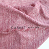 fine Italian mottled linen knit - red