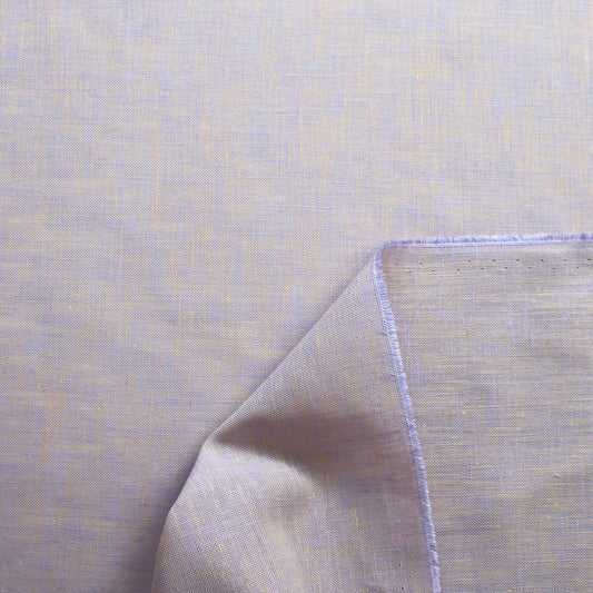Italian dressweight cross dye linen - purple/yellow