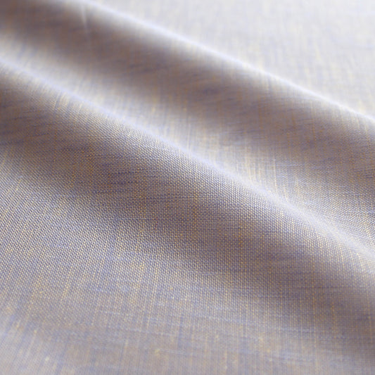Italian dressweight cross dye linen - purple/yellow