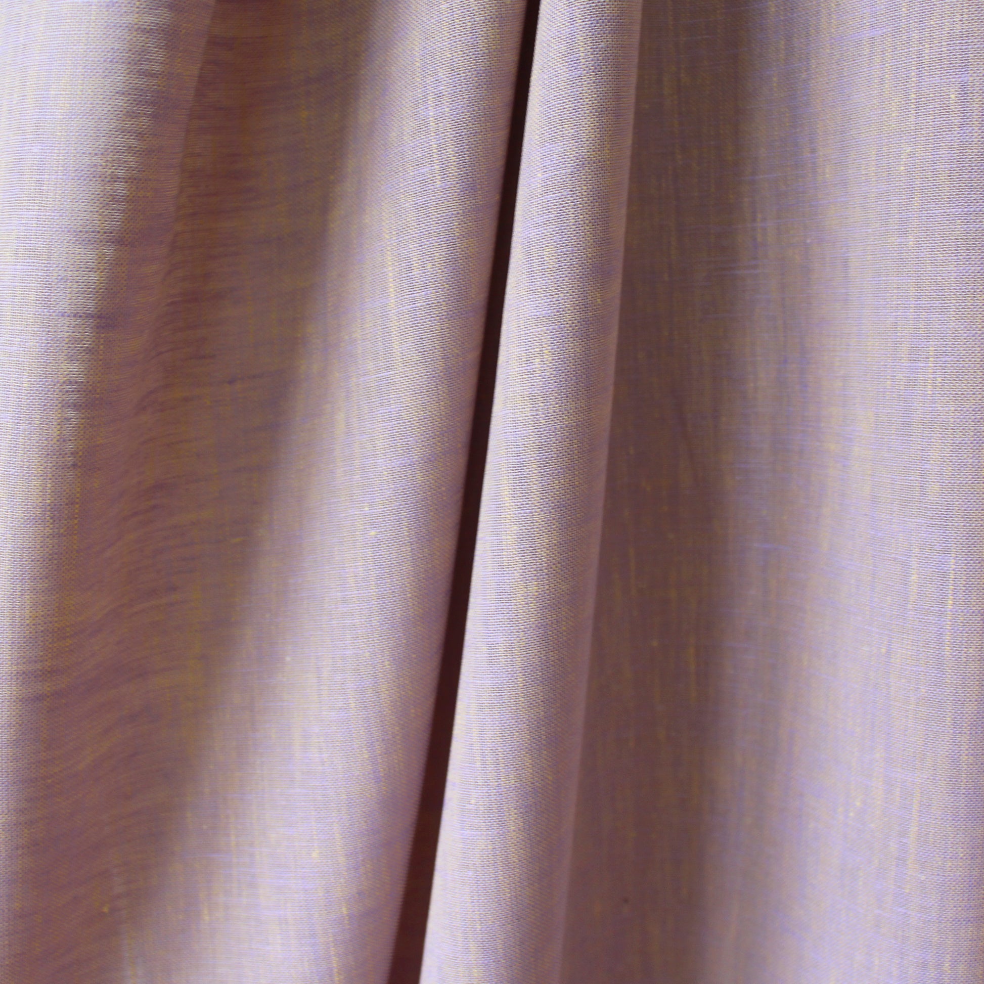 Italian dressweight cross dye linen - purple/yellow