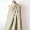 European mid-weight linen woven - limestone