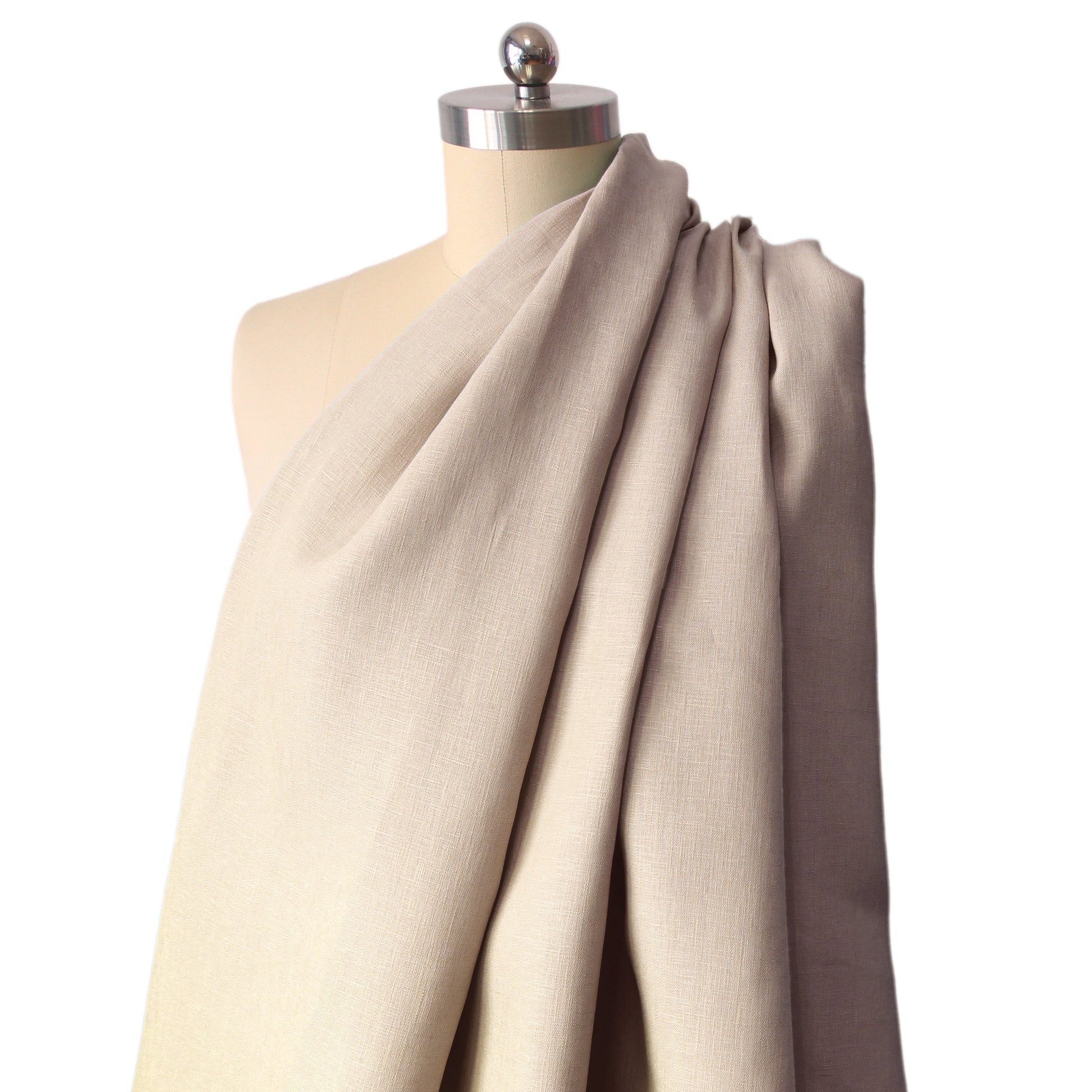 European mid-weight linen woven - shell