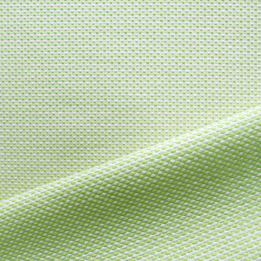 "lime spritz" reversible basketweave cotton/rayon suiting