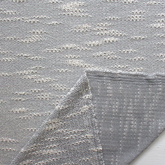 space dyed lightweight sweater knit - gray