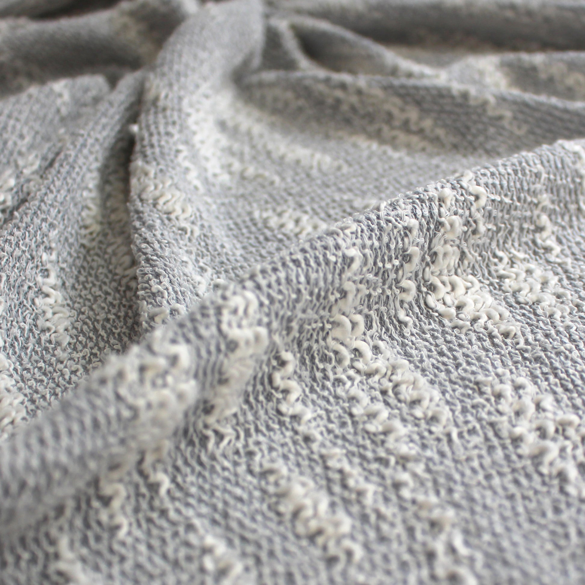space dyed lightweight sweater knit - gray