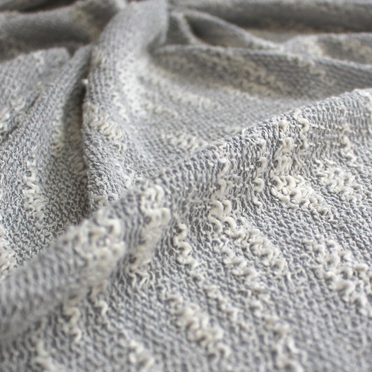 space dyed lightweight sweater knit - gray