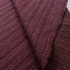 novelty weave stretch cotton blend suiting - burgundy