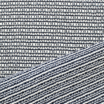 "stringweave" reversible novelty cotton suiting - bone/black