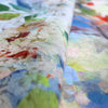 'plein air' silk/cotton blouseweight overprinted jacquard, Oeko-Tex cert.