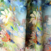 'plein air' silk/cotton blouseweight overprinted jacquard, Oeko-Tex cert.