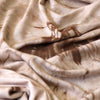 sepia tie dye bamboo/Spandex jersey, Oeko-Tex cert.