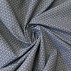 Italian 'micro medallion' cotton stretch lightweight denim