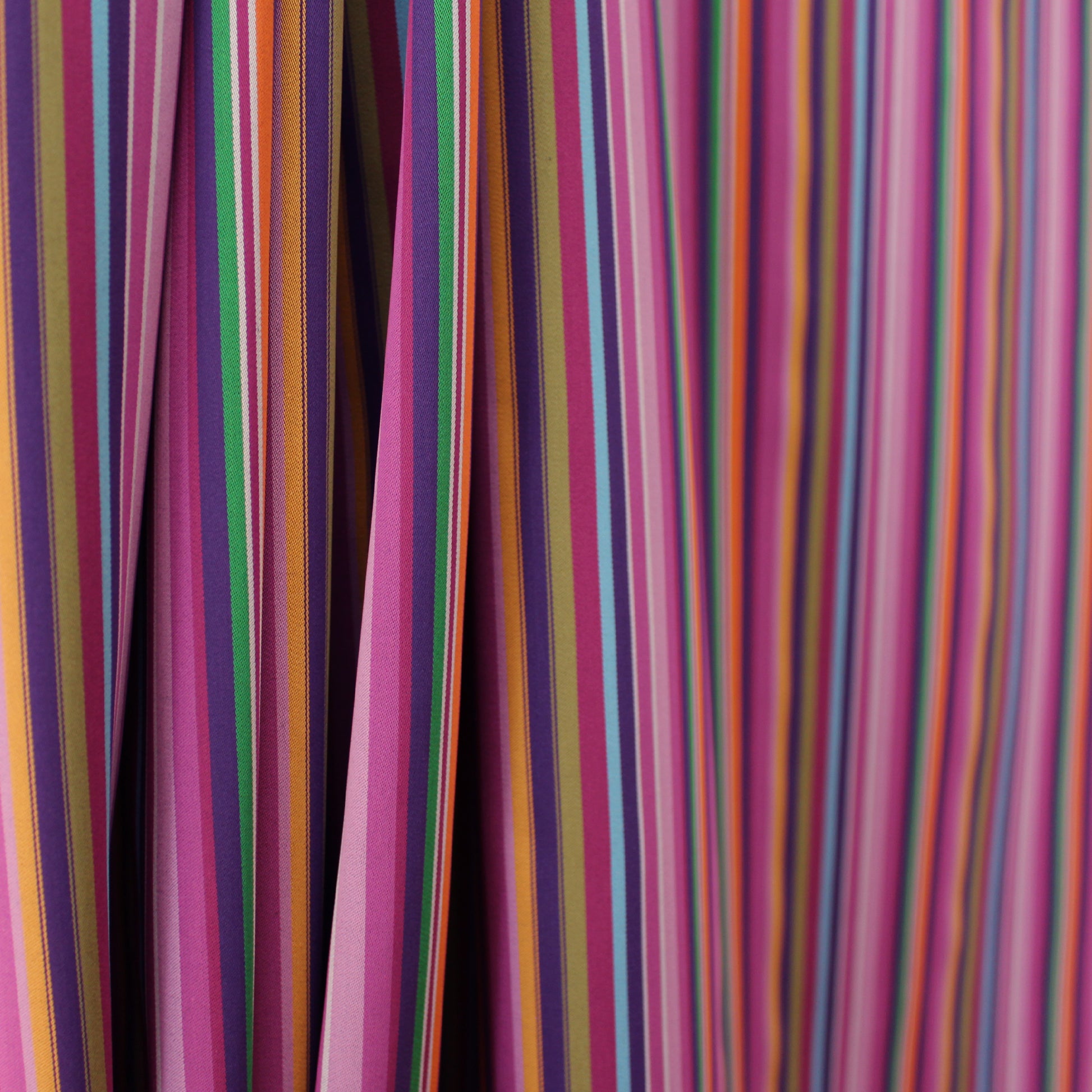 Italian 'roman stripe' yarn-dyed cotton woven