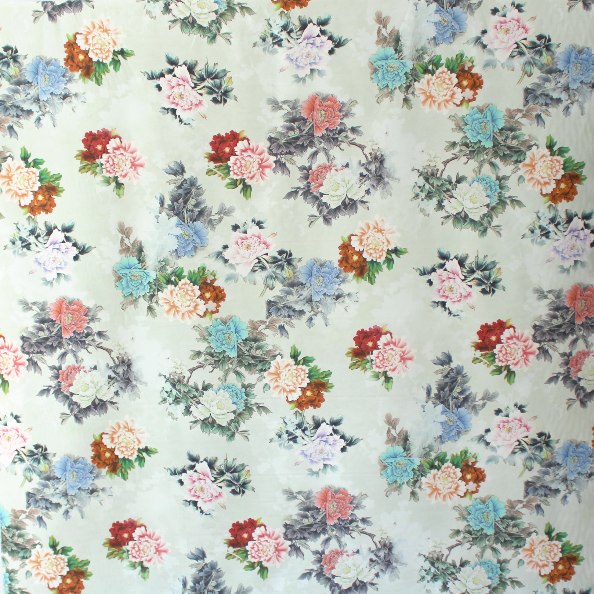 Italian 'spring garden' printed canvas