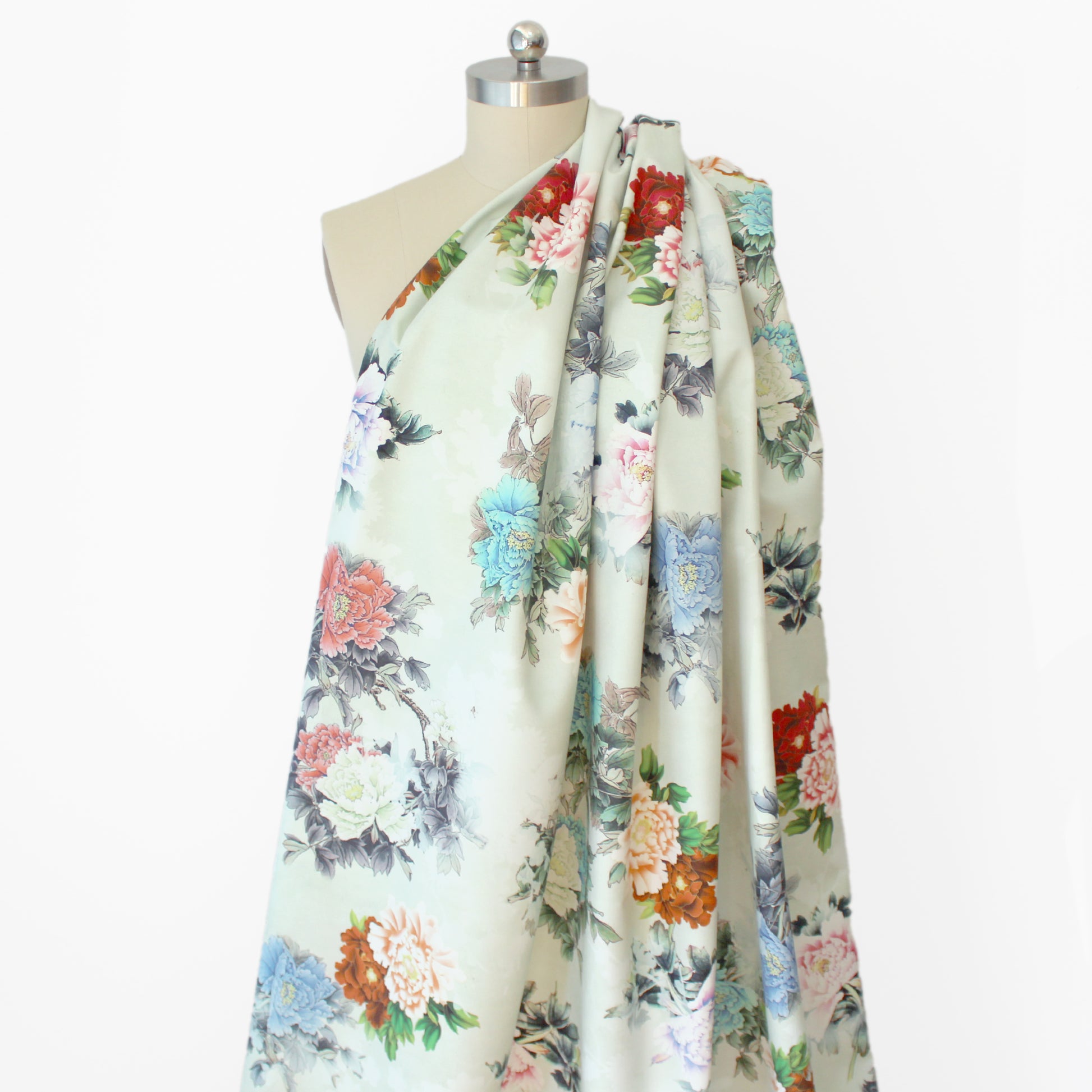 Italian 'spring garden' printed canvas
