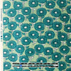Japanese 'fan fare' homespun cotton - green