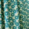 Japanese 'fan fare' homespun cotton - green