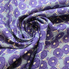 Japanese 'fan fare' homespun cotton - blue