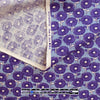 Japanese 'fan fare' homespun cotton - blue