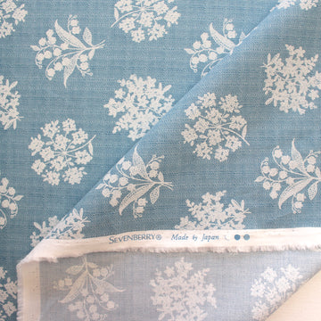 Japanese Sevenberry 'Canterbury Bells' cotton shirting