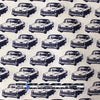 Japanese Sevenberry 'retro car' cotton shirting