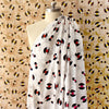 Japanese Sevenberry 'retro record' cotton shirting - white