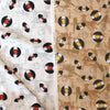 Japanese Sevenberry 'retro record' cotton shirting - tan