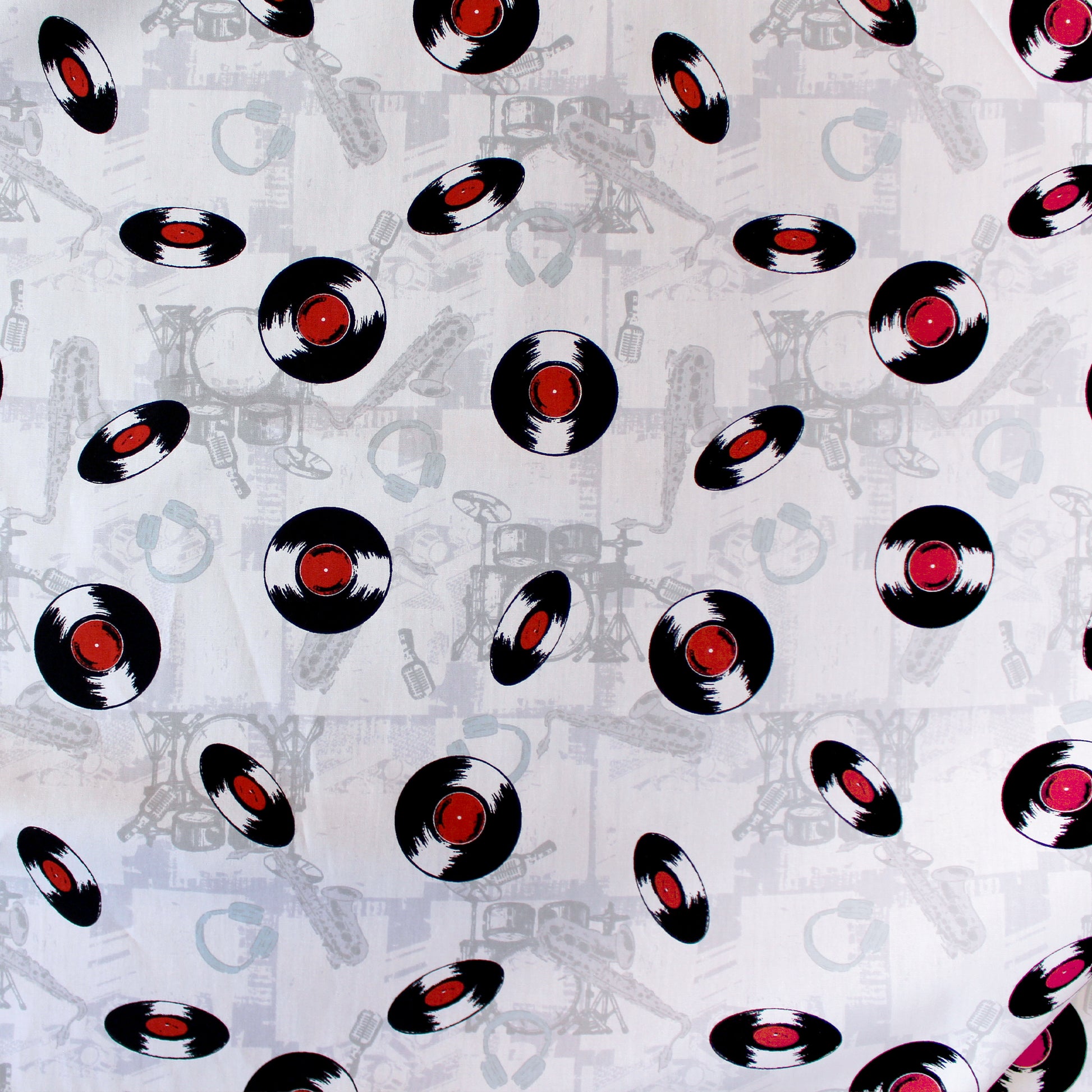 Japanese Sevenberry 'retro record' cotton shirting - white