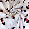 Japanese Sevenberry 'retro record' cotton shirting - white