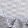 Japanese Sevenberry 'geo diamond' cotton shirting - blue