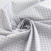 Japanese Sevenberry 'geo diamond' cotton shirting - blue