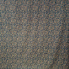 Japanese paisley cotton twill shirting - deep teal