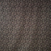 Japanese paisley mid-weight cotton twill - warm charcoal