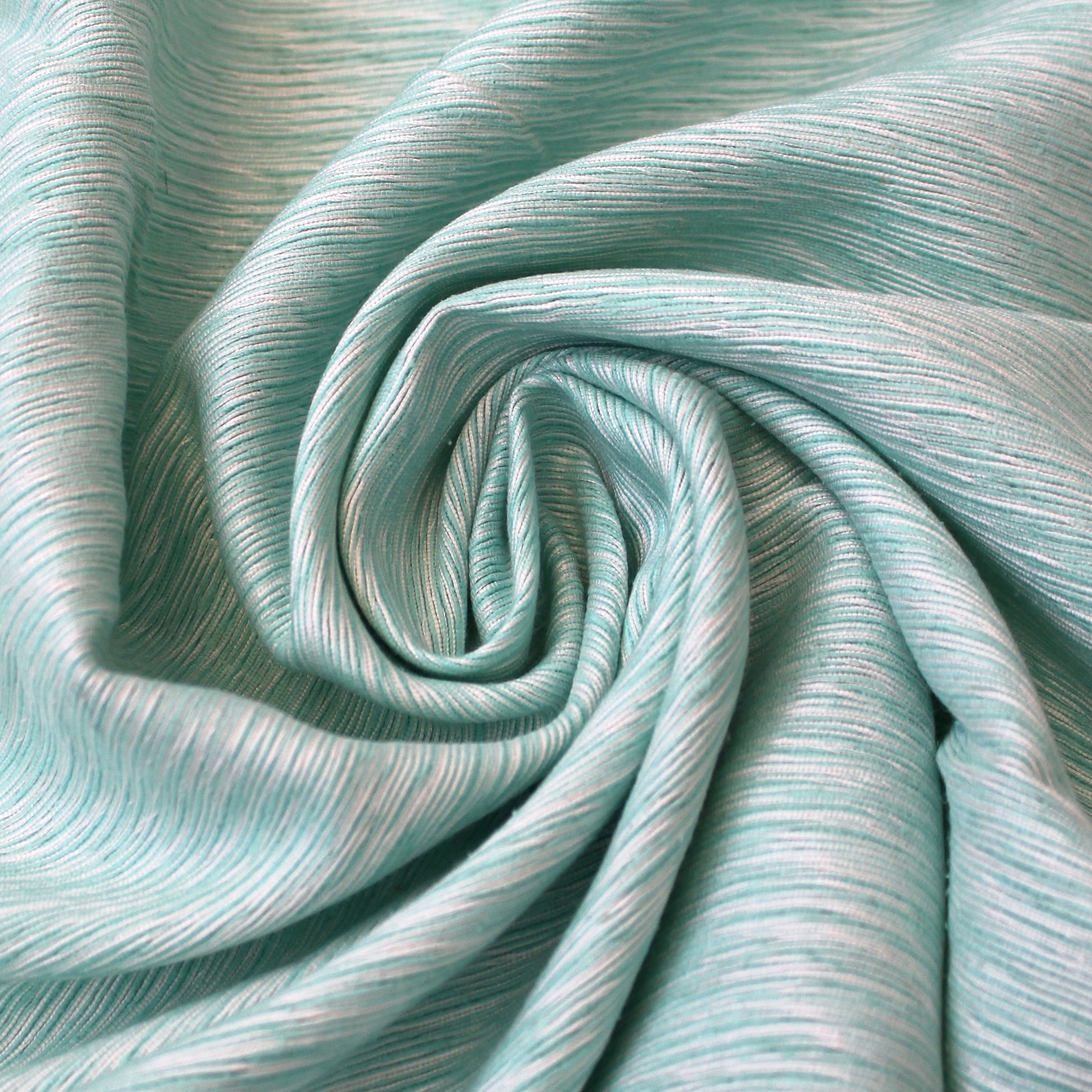 French ottoman weave silk/rayon suiting - seafoam