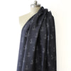 Italian 'anchors up' drapey cotton jacquard twill