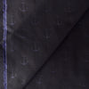French 'navy anchors' cotton jacquard shirting
