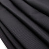 Italian luxury 'coat of arms' pinstripe stretch wool suiting