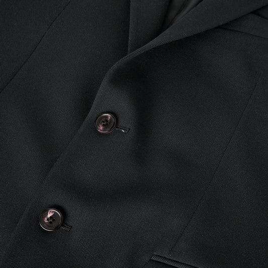 Italian luxury pique weave wool blend suiting - wren
