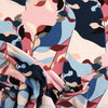 'Picasso's garden' viscose woven, Oeko-Tex cert.