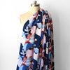 'Picasso's garden' viscose woven, Oeko-Tex cert.