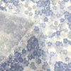 'forget me nots' printed cotton batiste, Oeko-Tex cert.