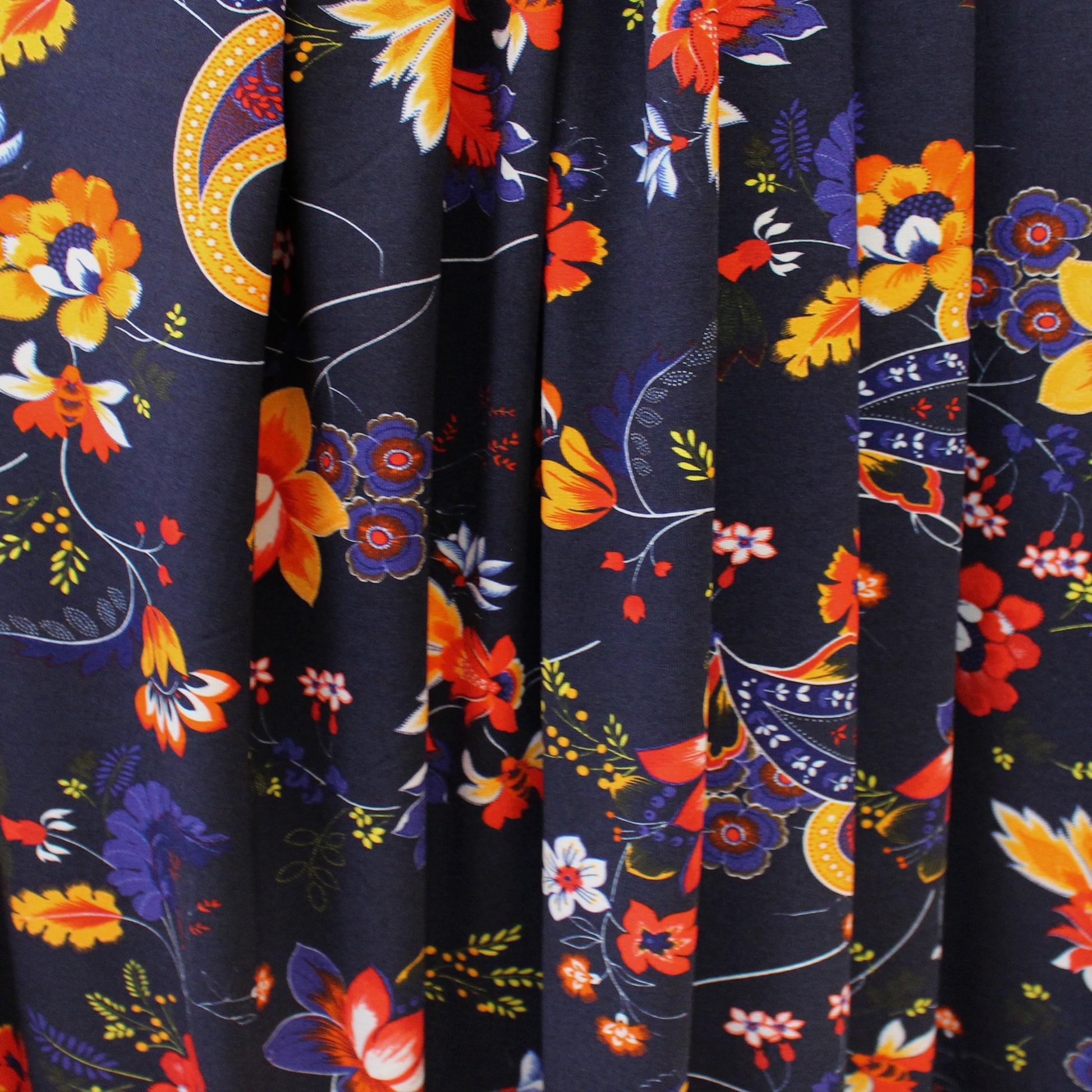 Italian 'Welsh pears' viscose knit