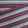 Italian 'Delia stripe' viscose knit - gray
