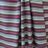 Italian 'Delia stripe' viscose knit - gray