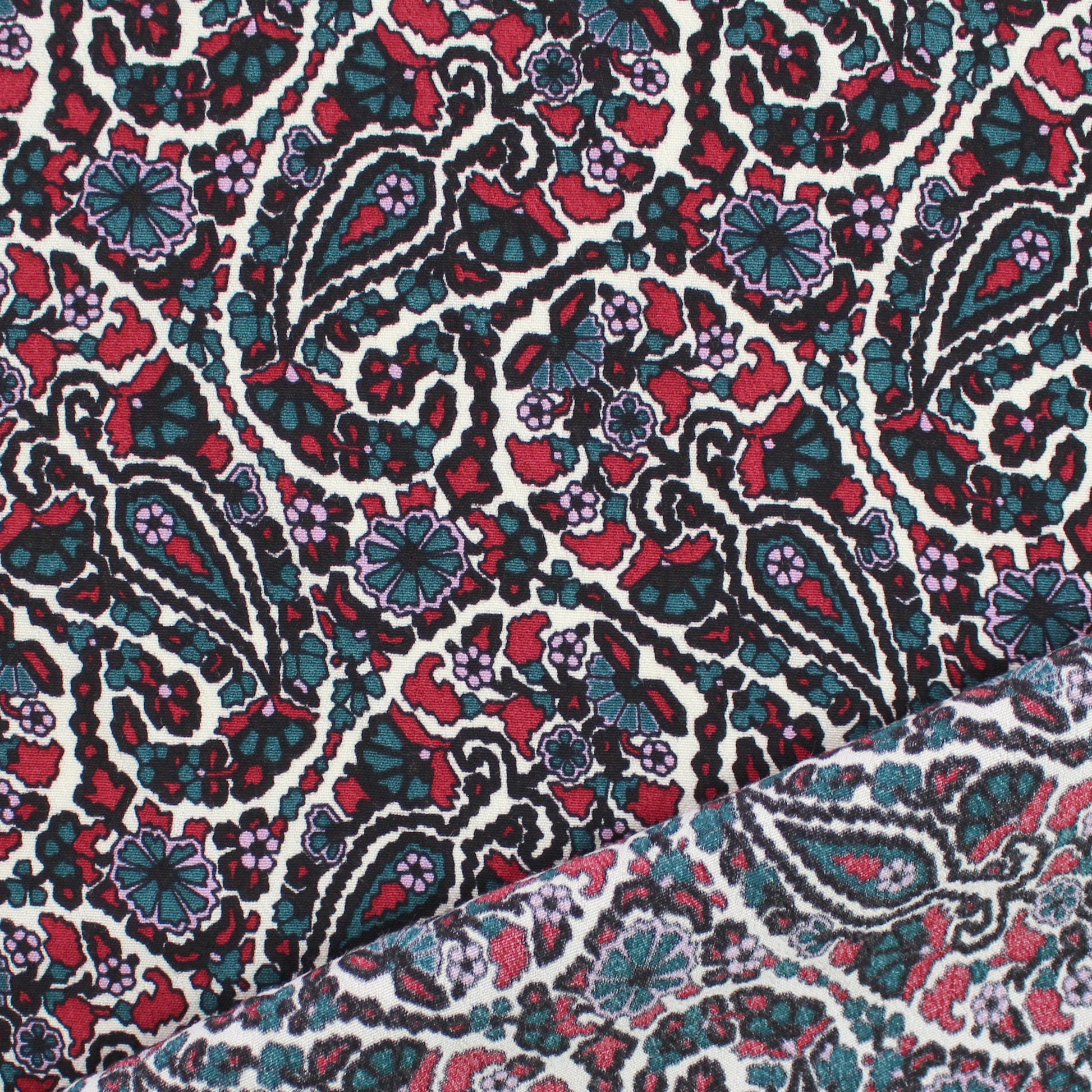 Italian designer deadstock 'Isabel' viscose crepe